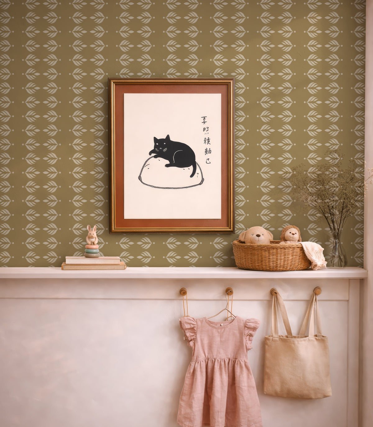 Tapeta Cottage Bloom Deep