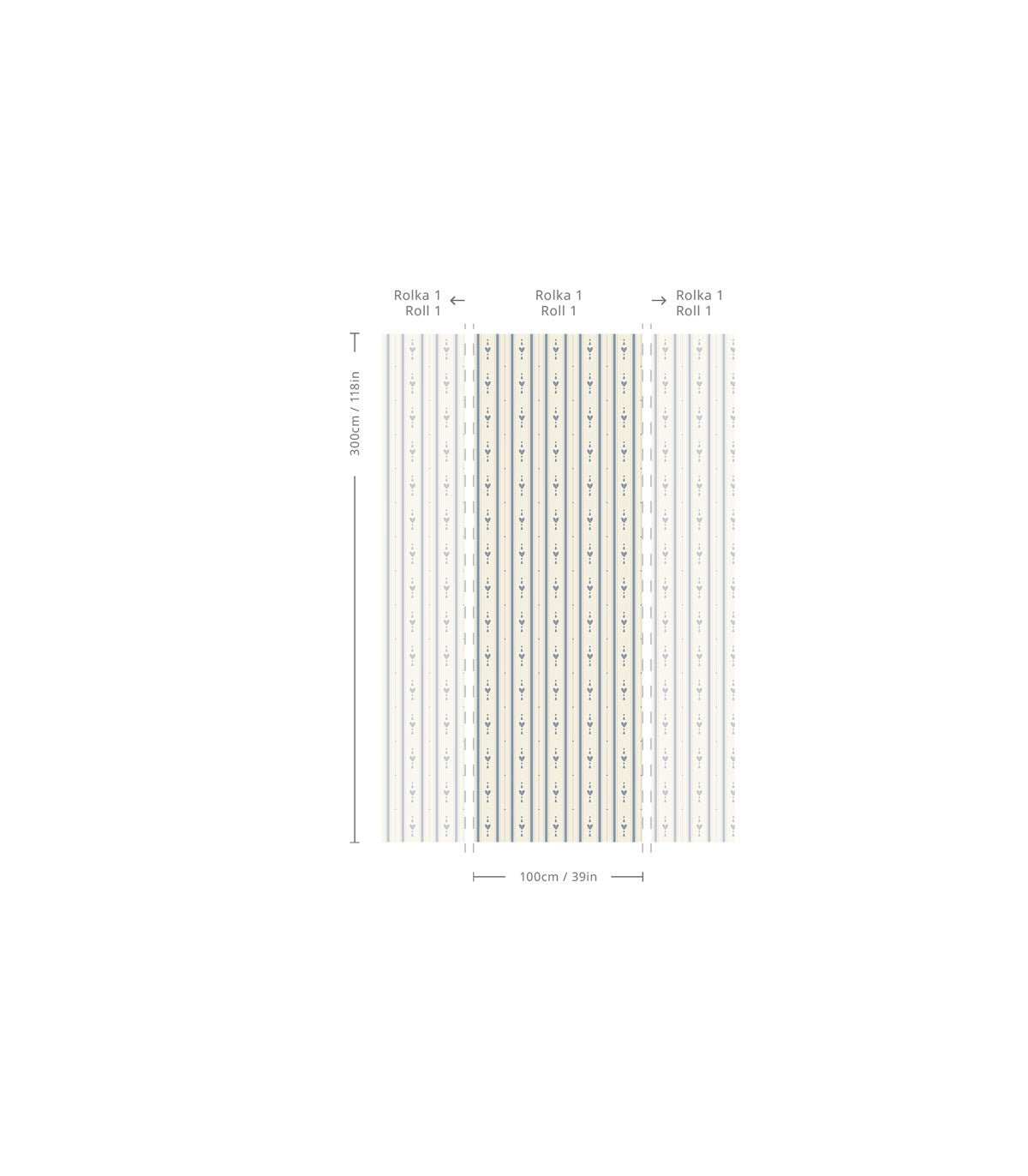Tapeta Cottage Stripe