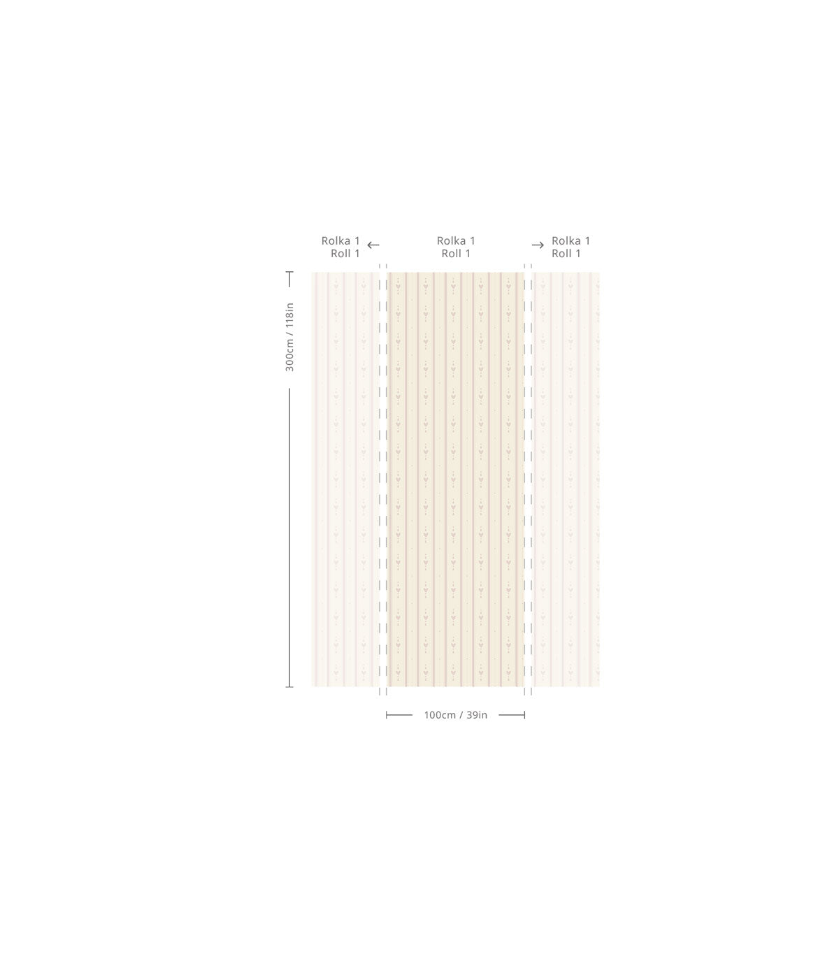 Tapeta Cottage Stripe