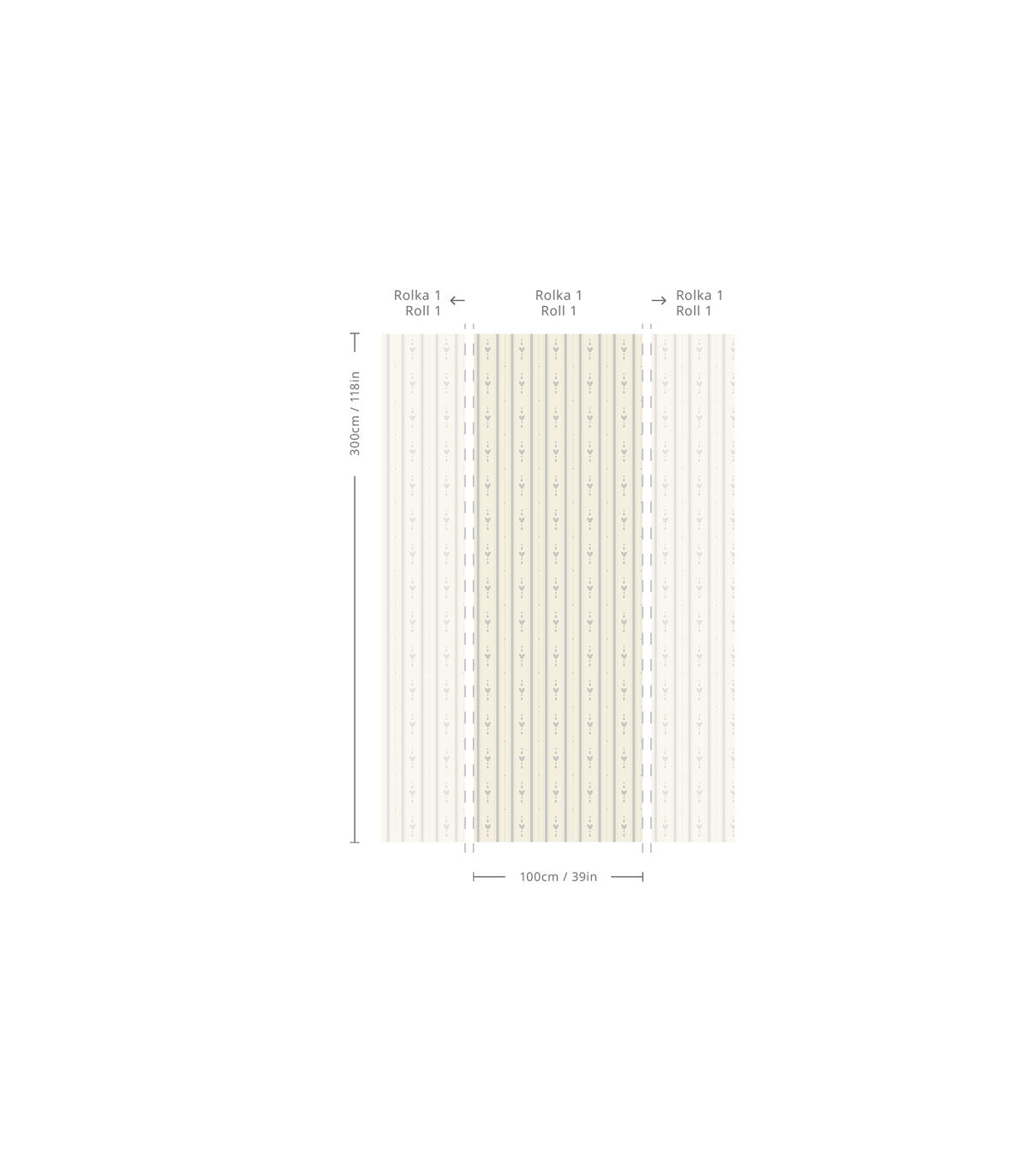 Tapeta Cottage Stripe