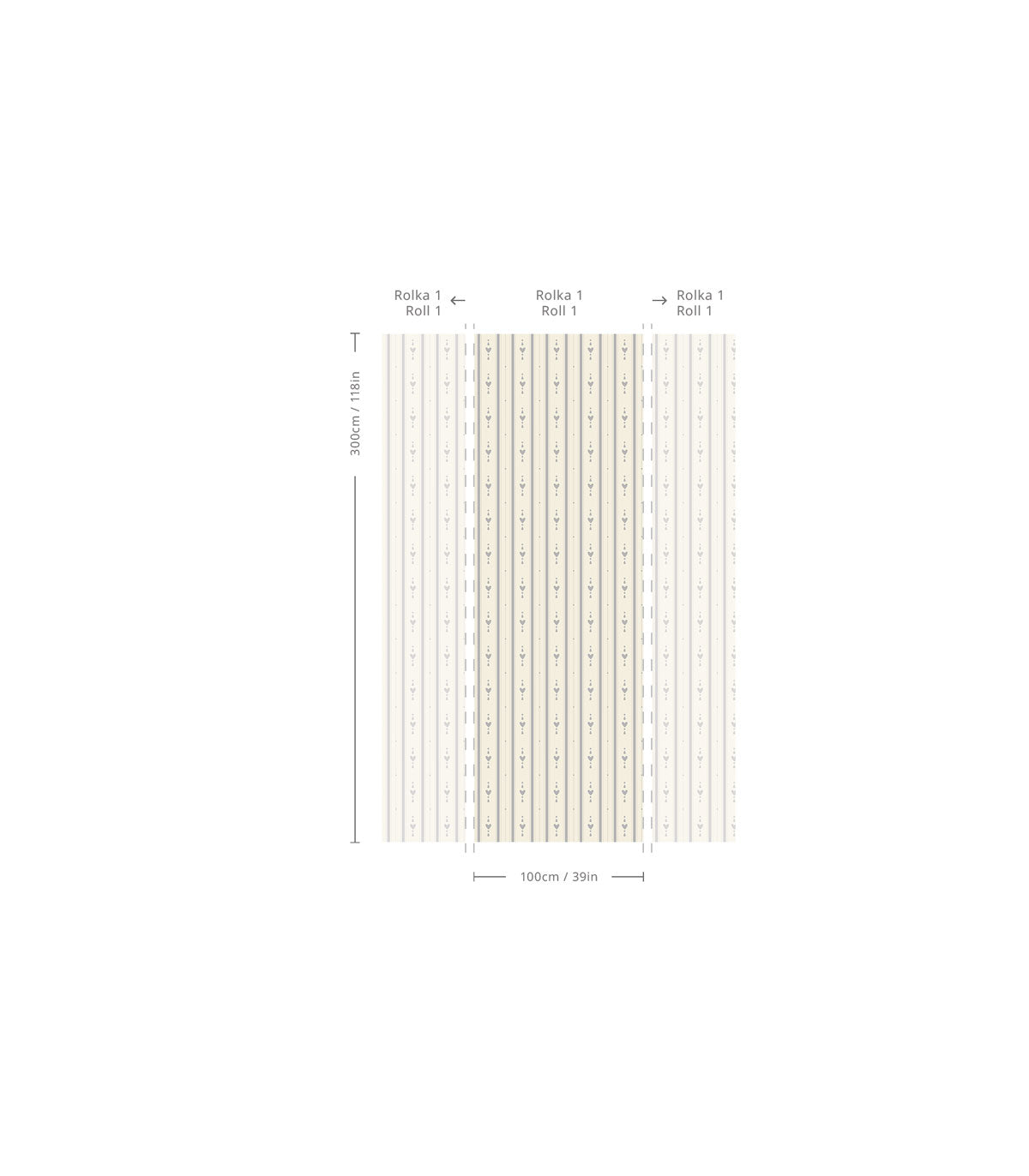 Tapeta Cottage Stripe