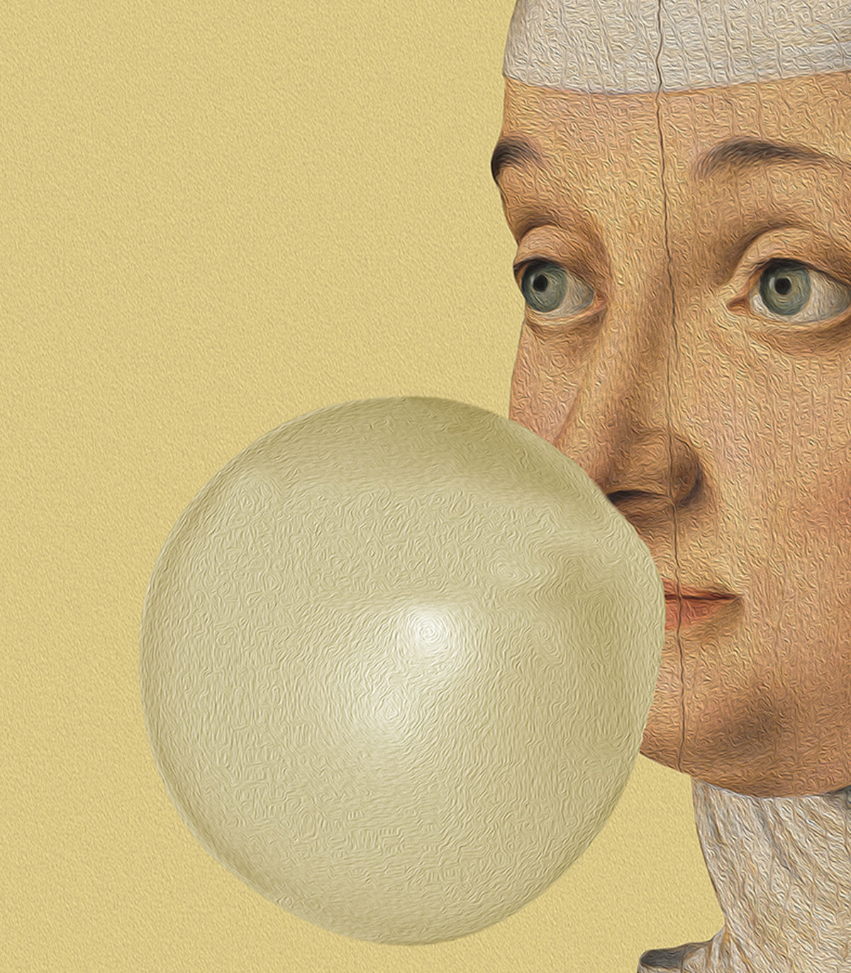 Dots Woman with Bubble Gum Lemon