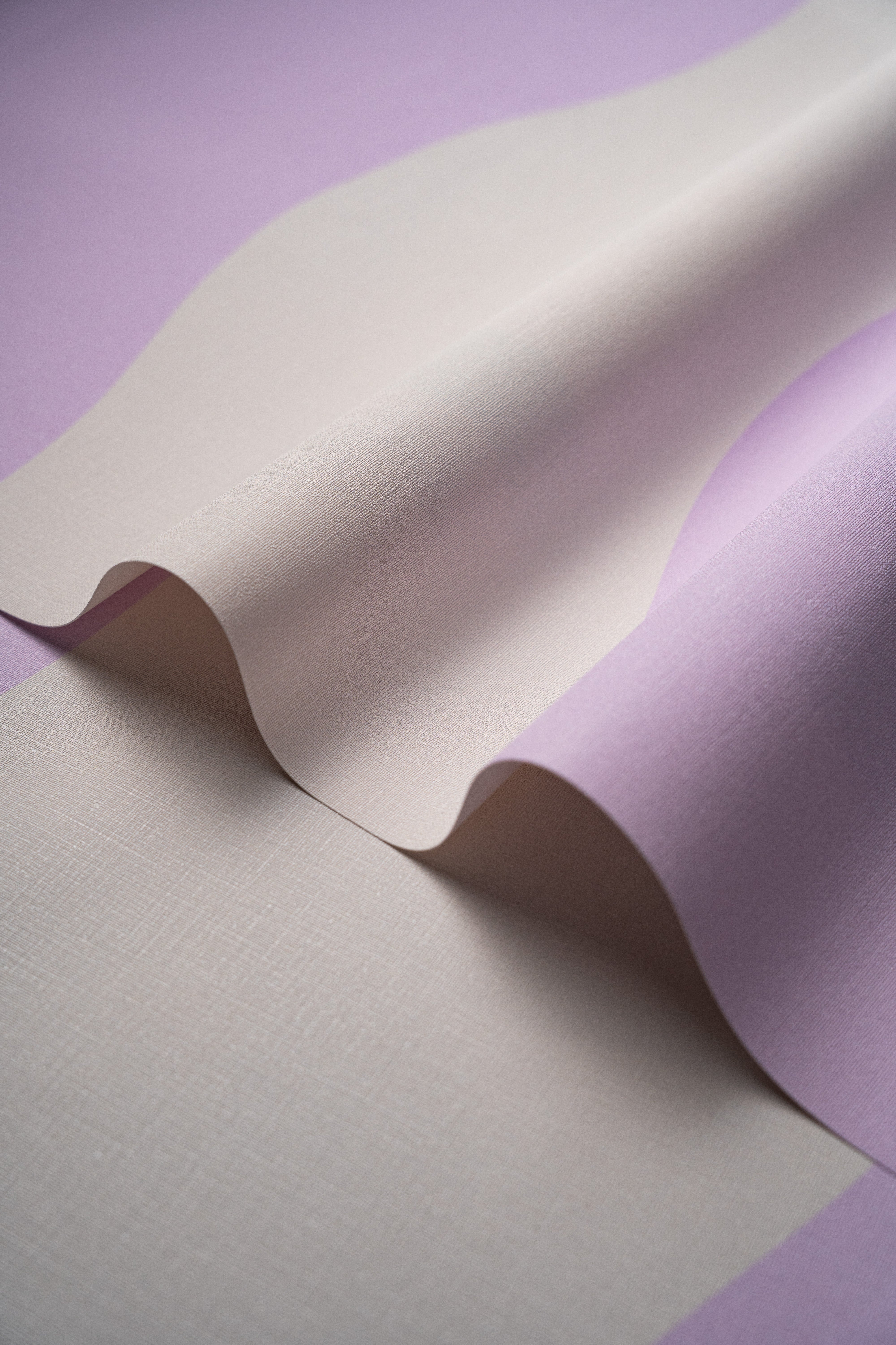Tapeta Wave Stripe Lily Lavender