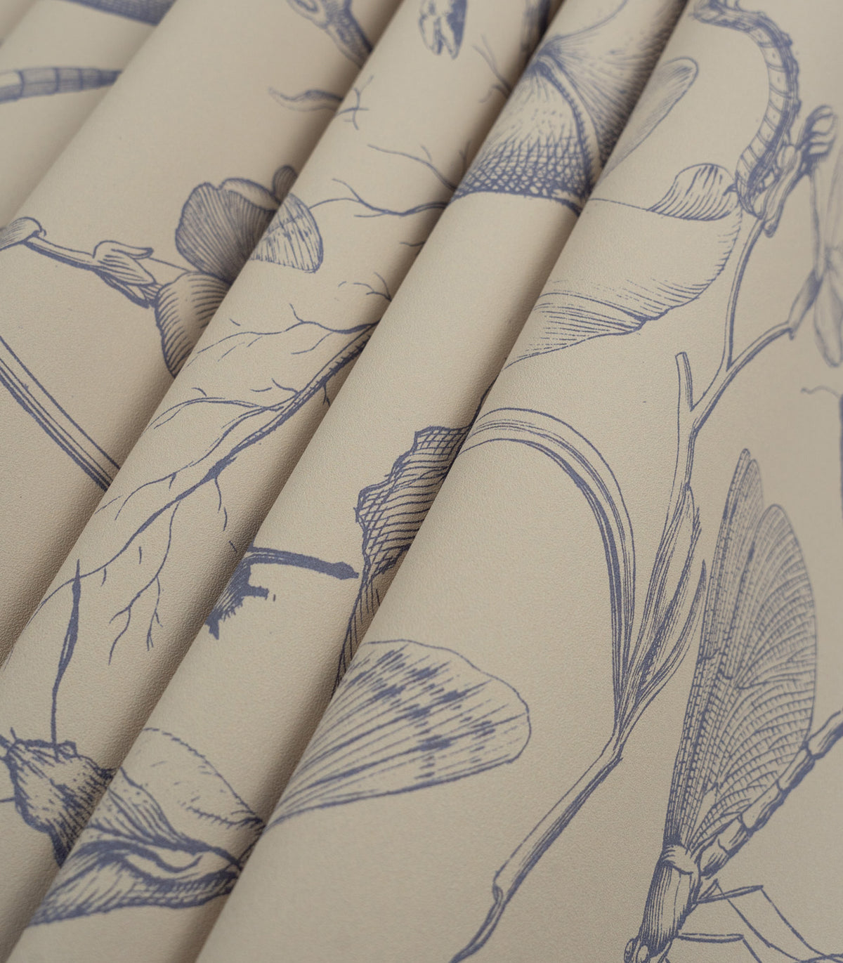 Tapeta Vintage botanic blue