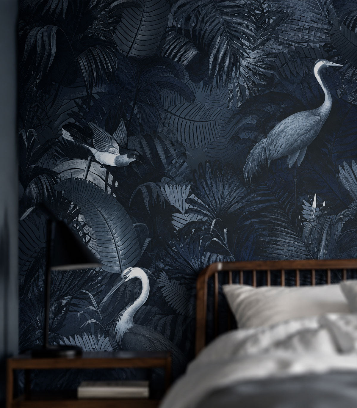 Tapeta Desert Tropics Dark Blue