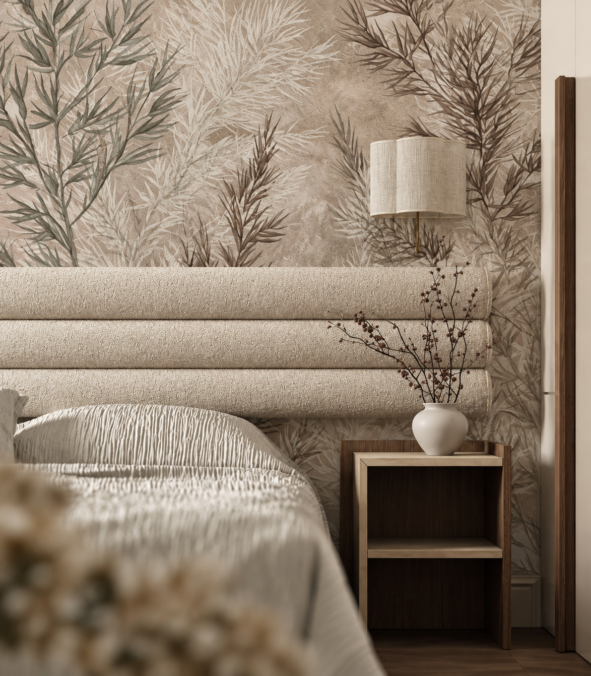 Tapeta Dry grass beige