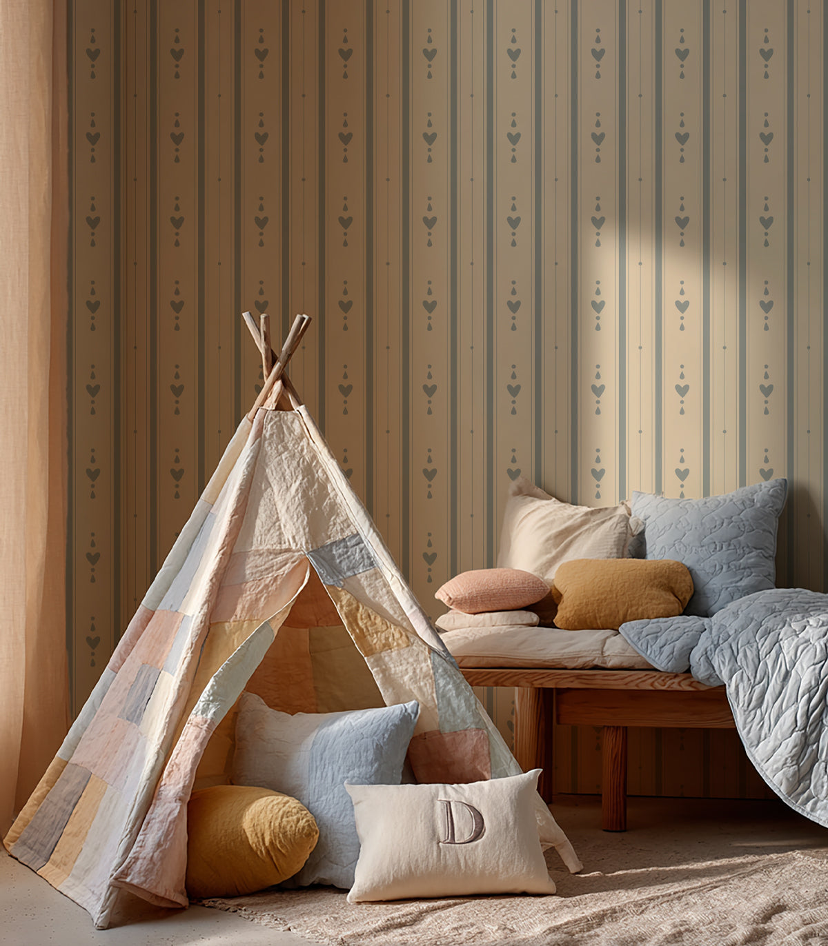 Tapeta Cottage Stripe