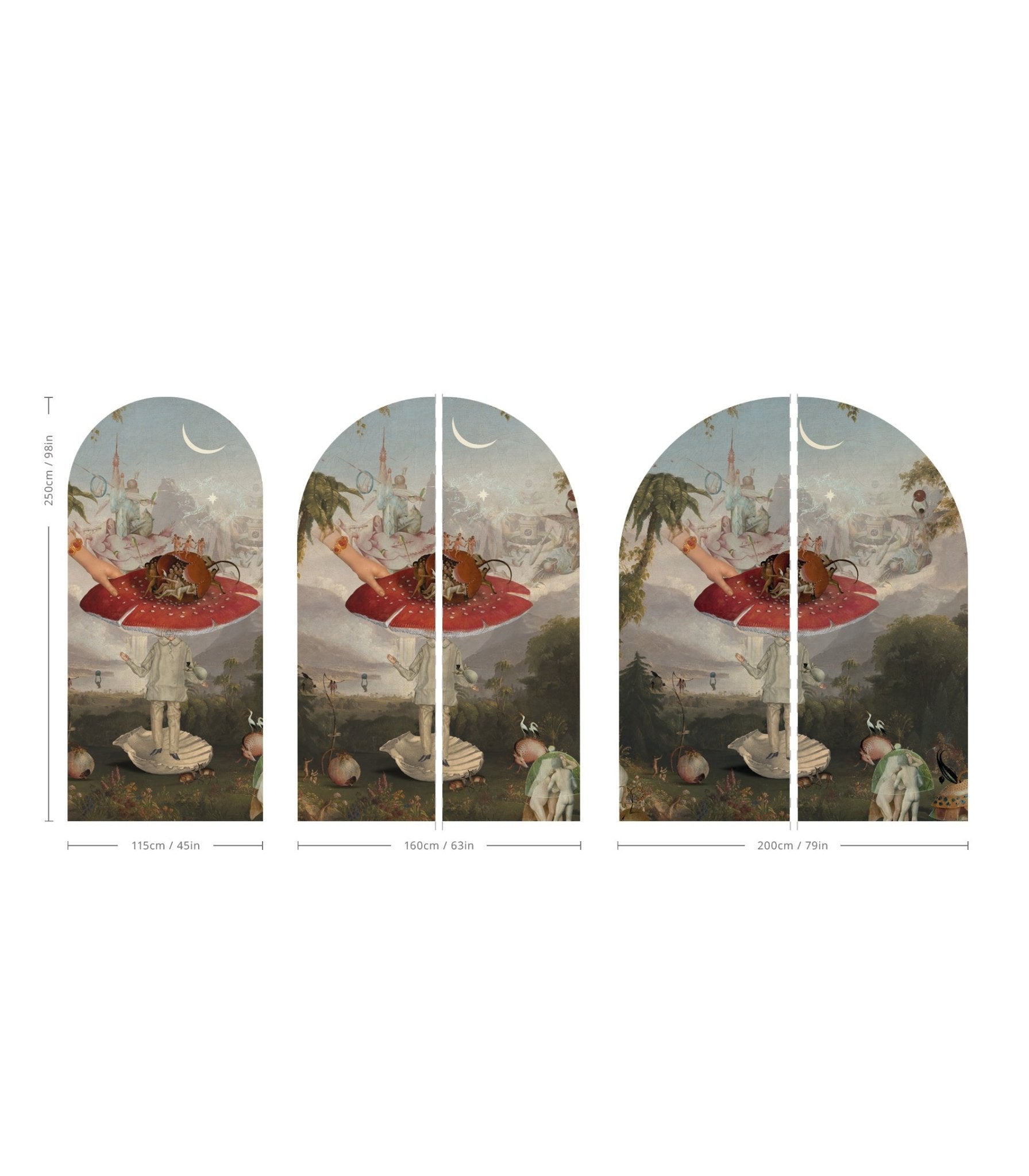 Arch Forbidden Mushroom - Wallcolors®