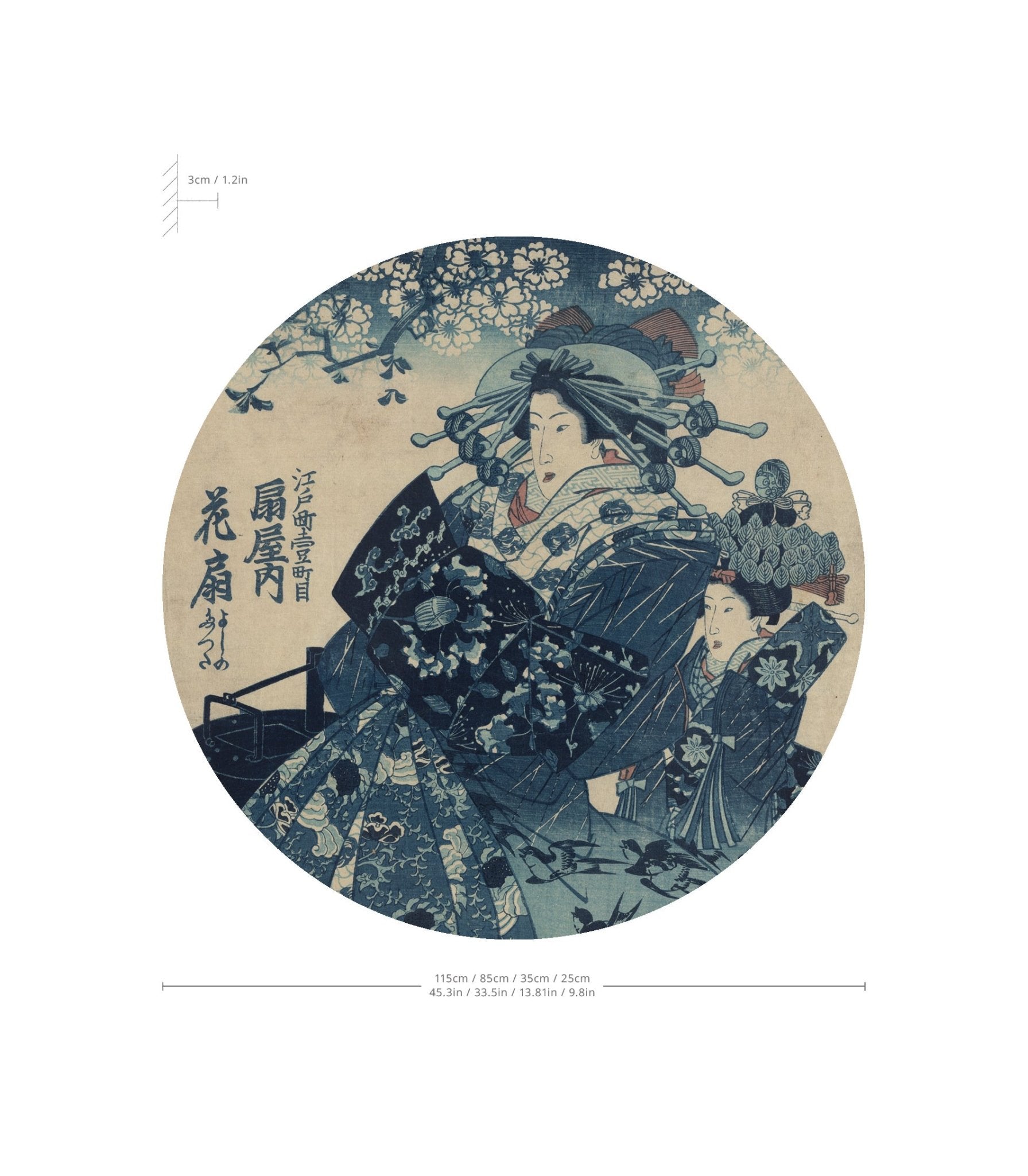 Dots Lighting Indigo Reverie - Wallcolors®