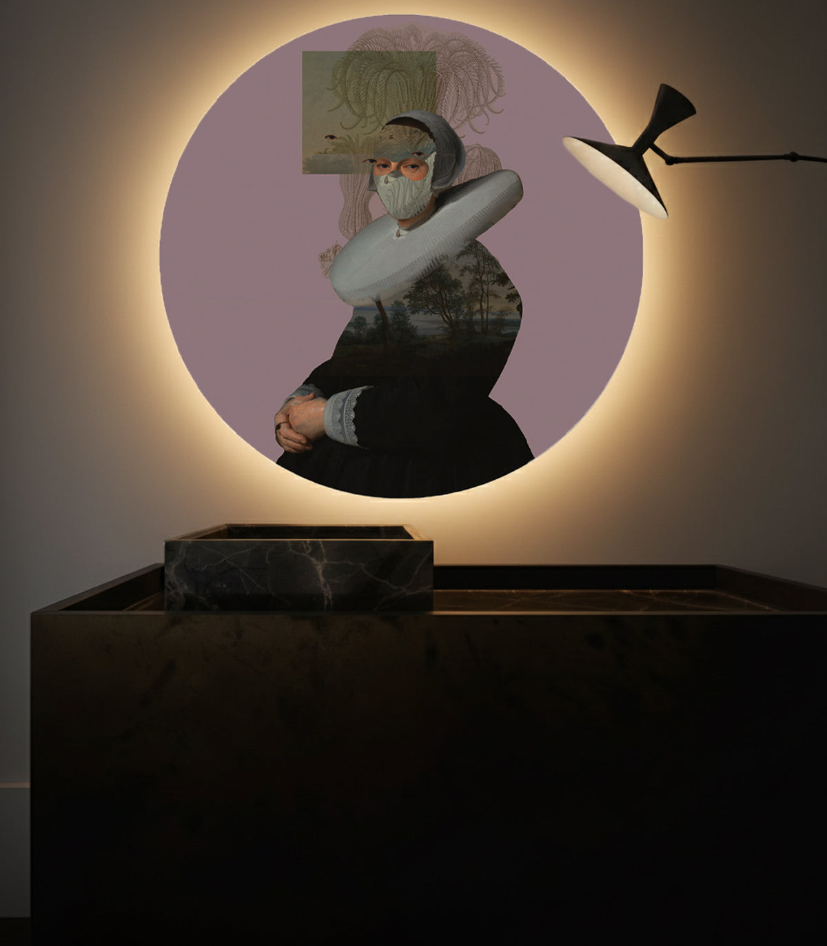 Dots Lighting Landscape Muse Pink