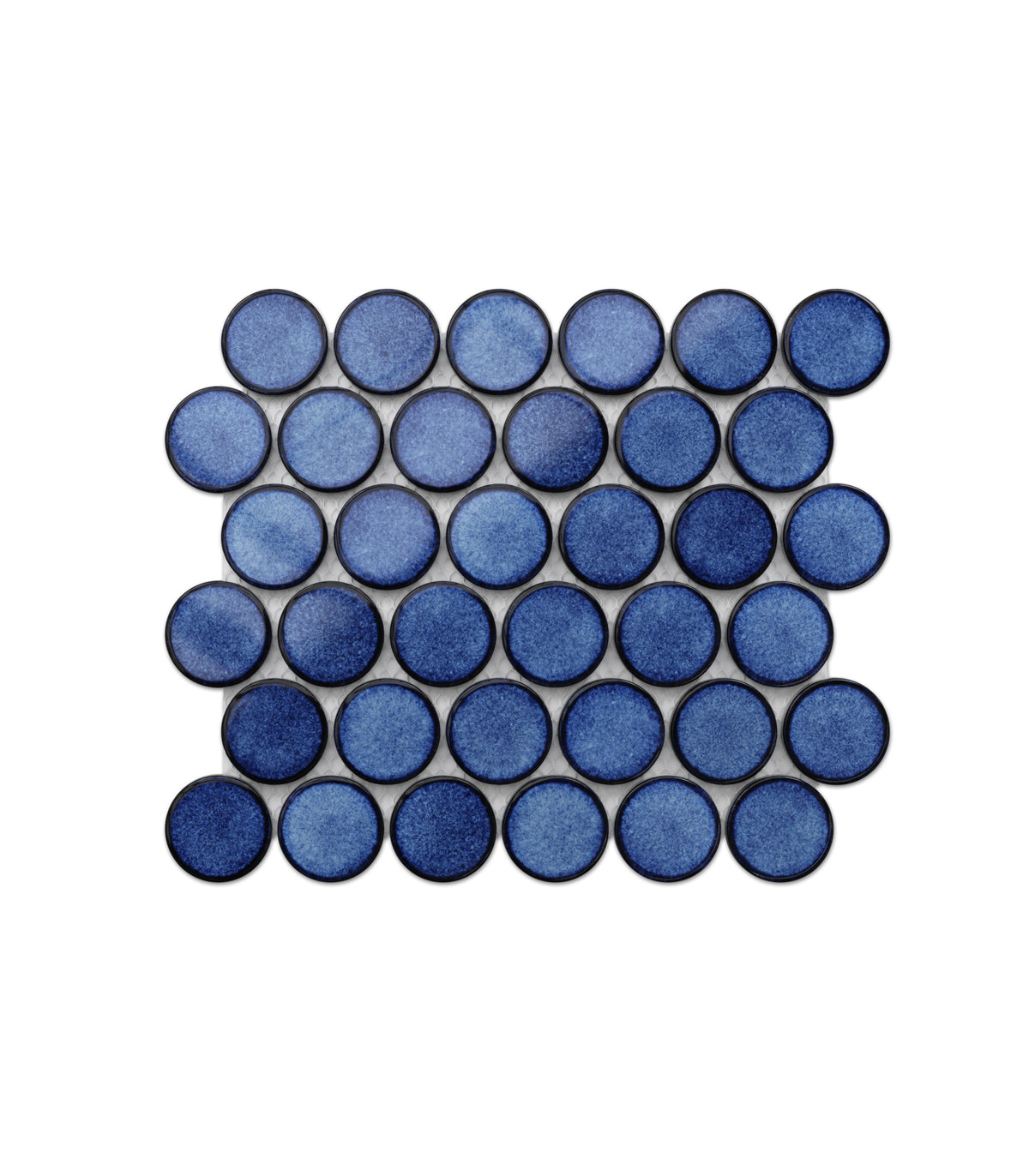 Mozaika circle dots royal blue