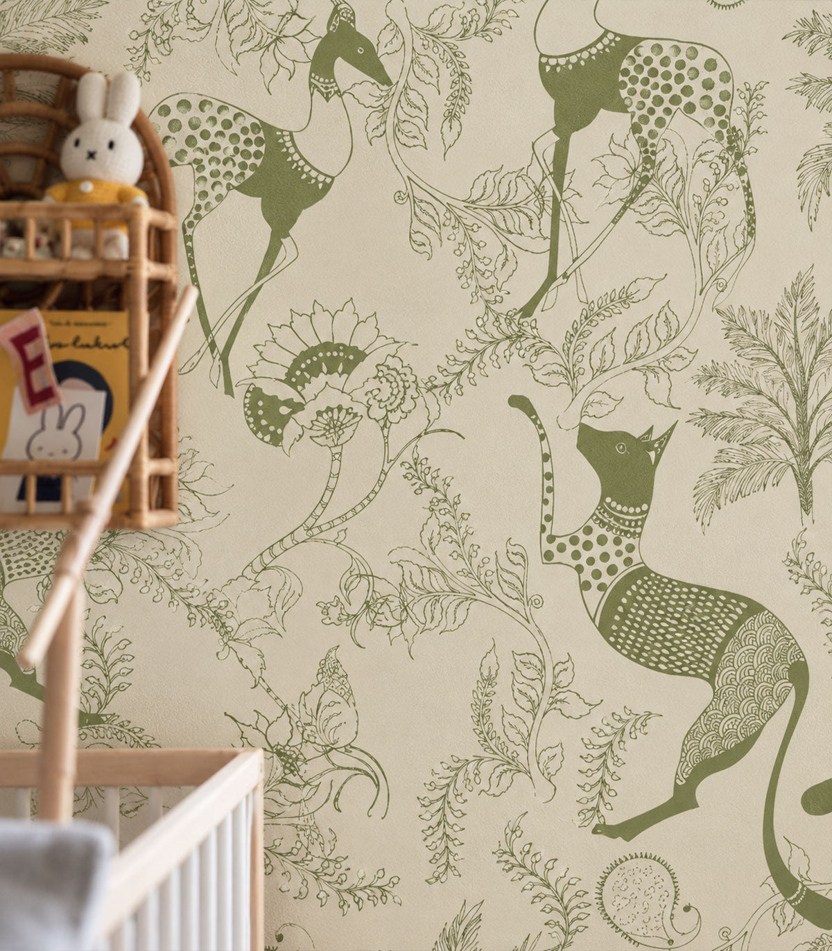 Tapeta Mythical Animals Green