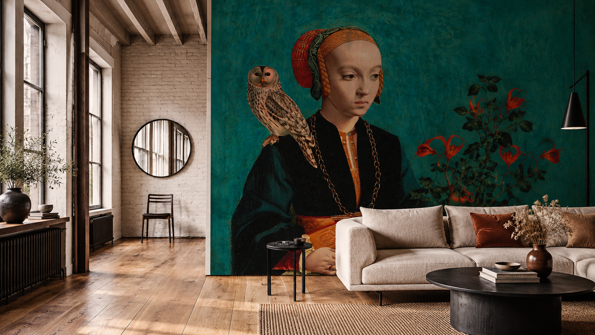 Tapeta Owl lady