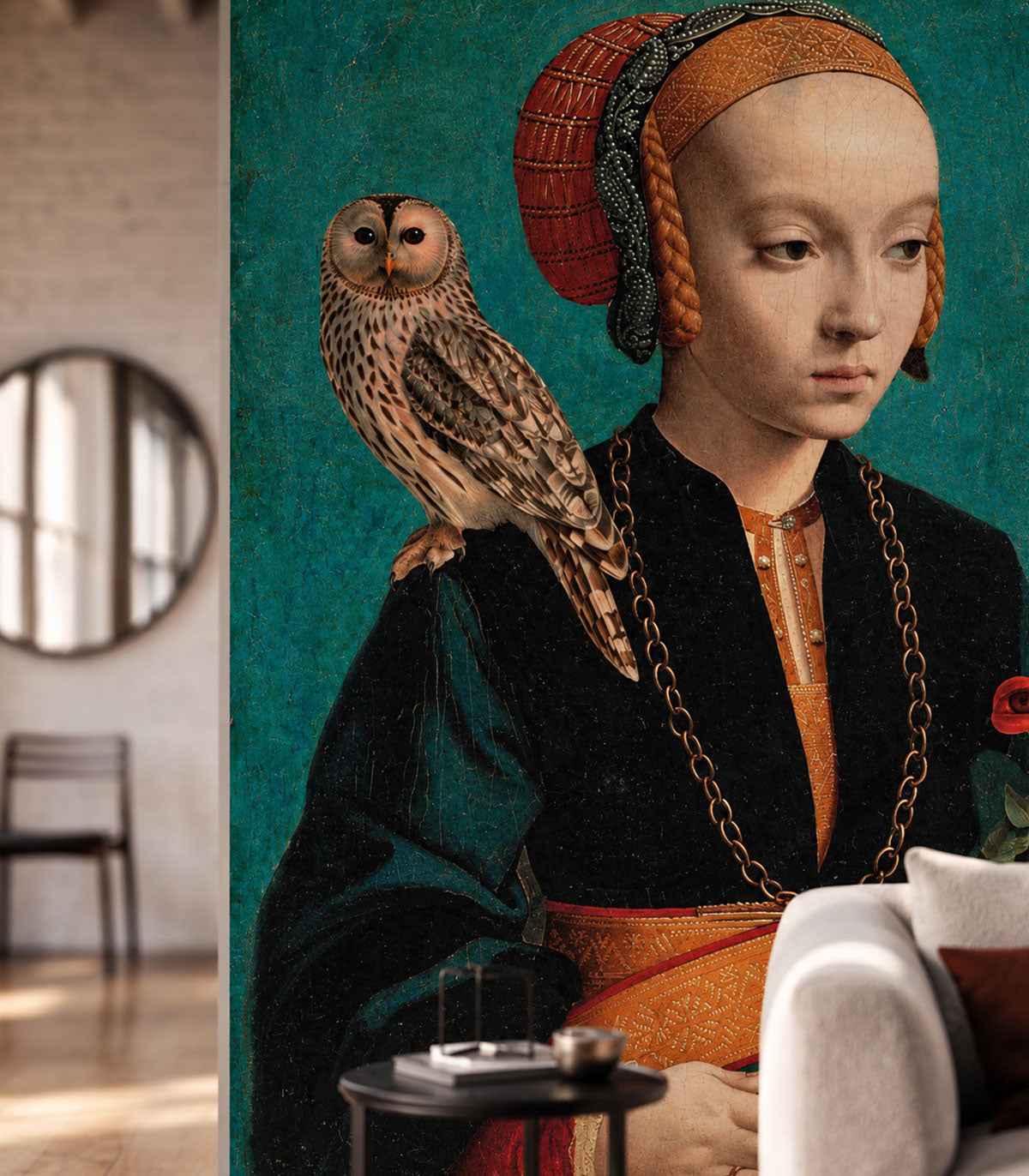 Tapeta Owl lady