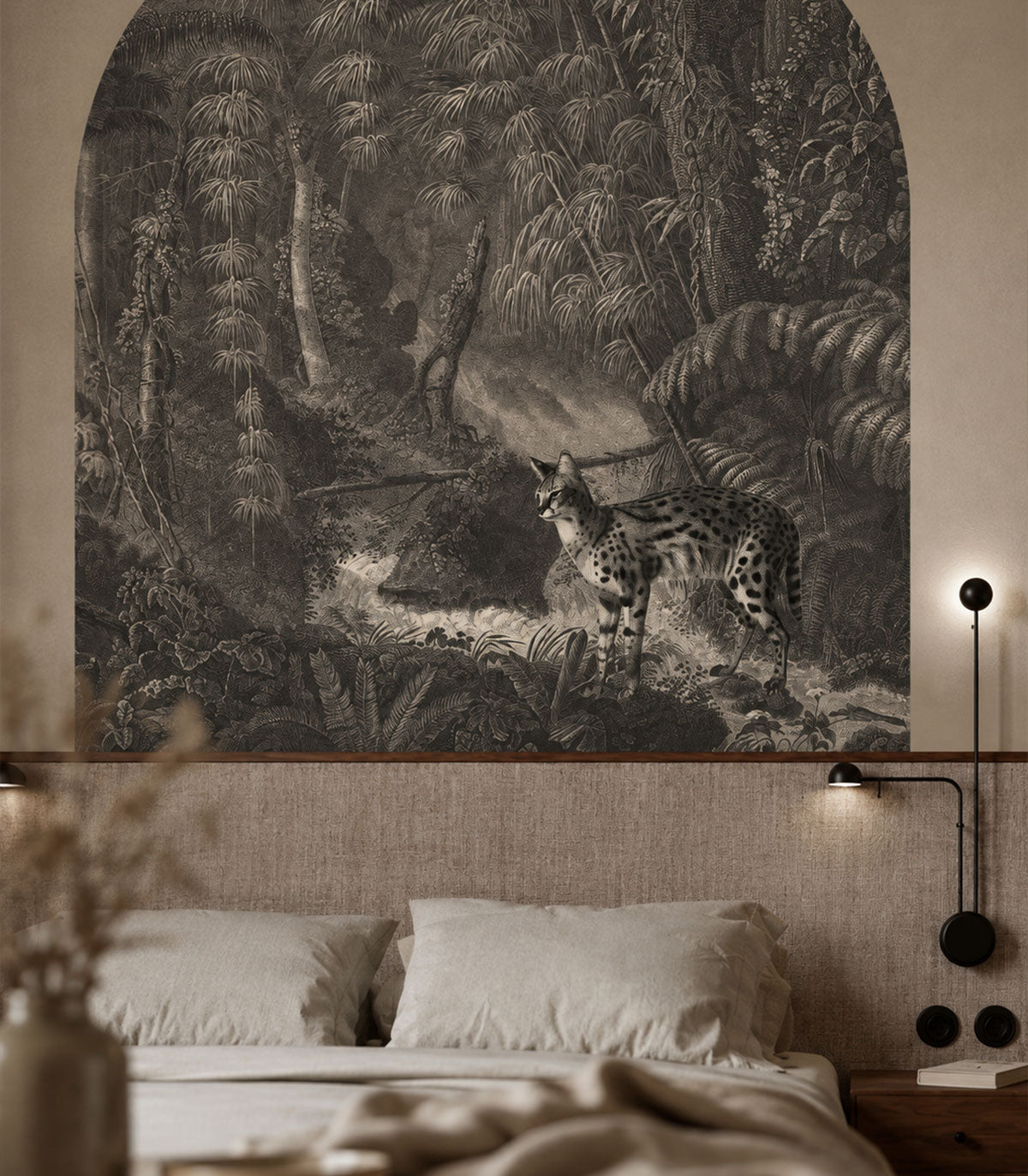 Arch Palms and cats