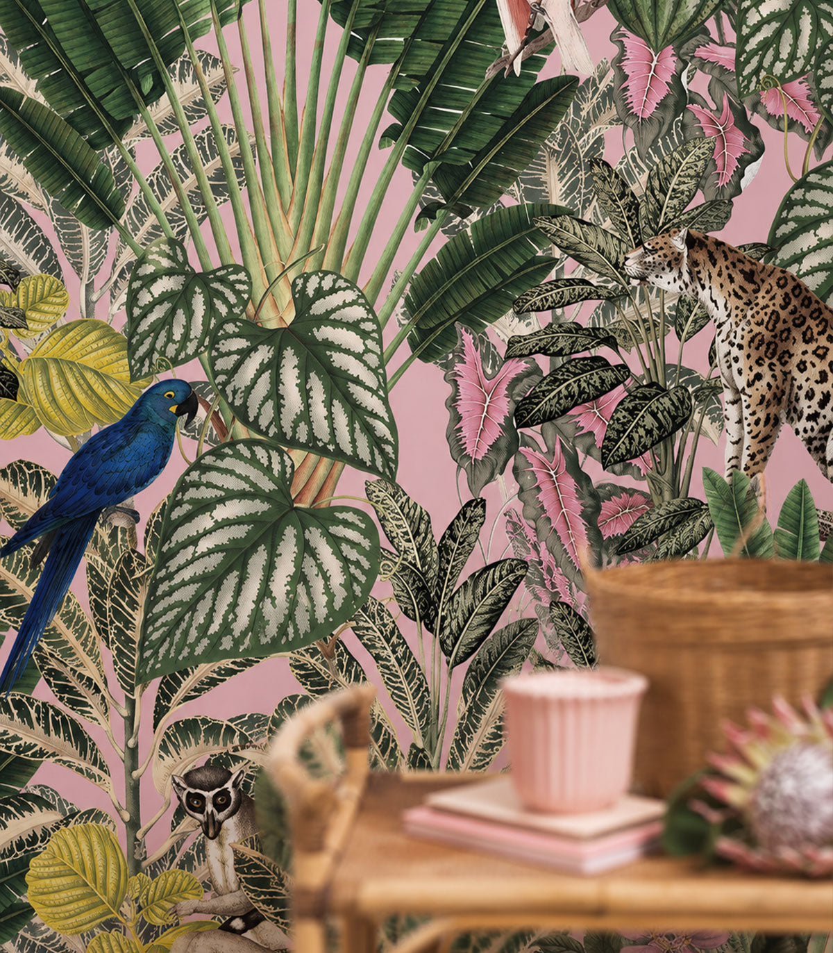 Tapeta Pink Jungle