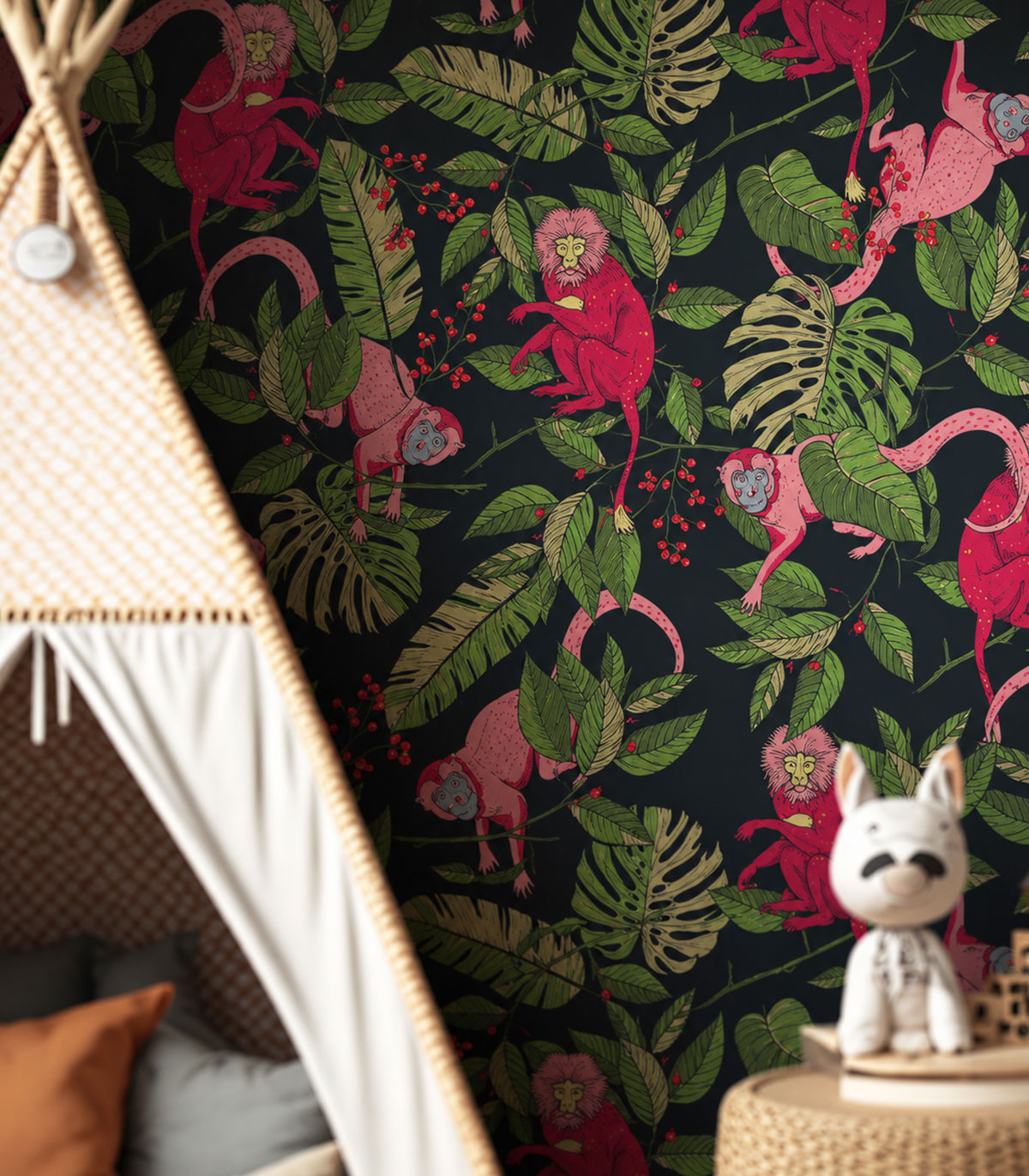Tapeta Pink Monkey