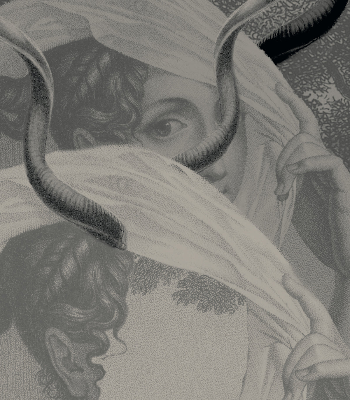 Tapeta Silent Goddess Monochrome
