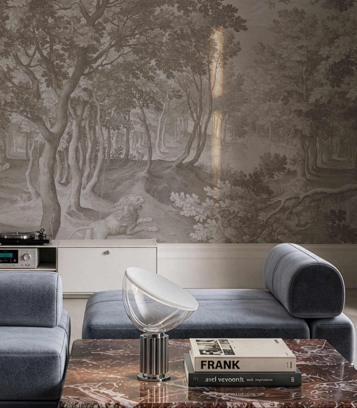 Tapeta Timeless Trees Pink