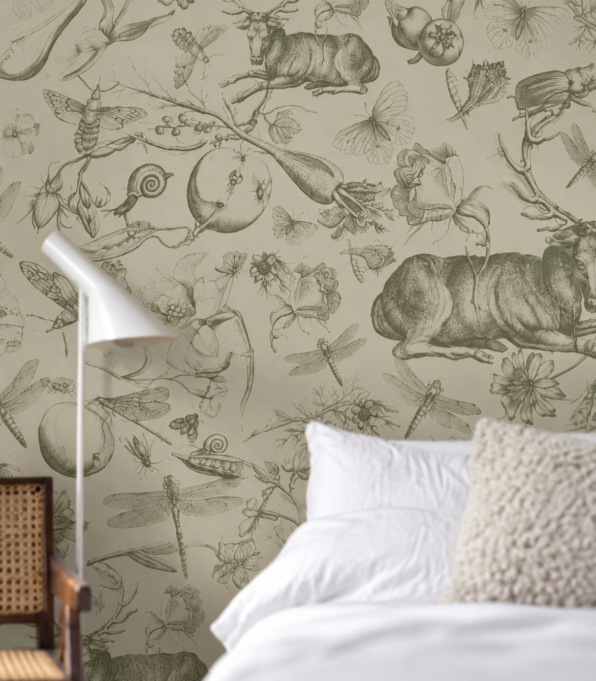 Tapeta Vintage botanic green