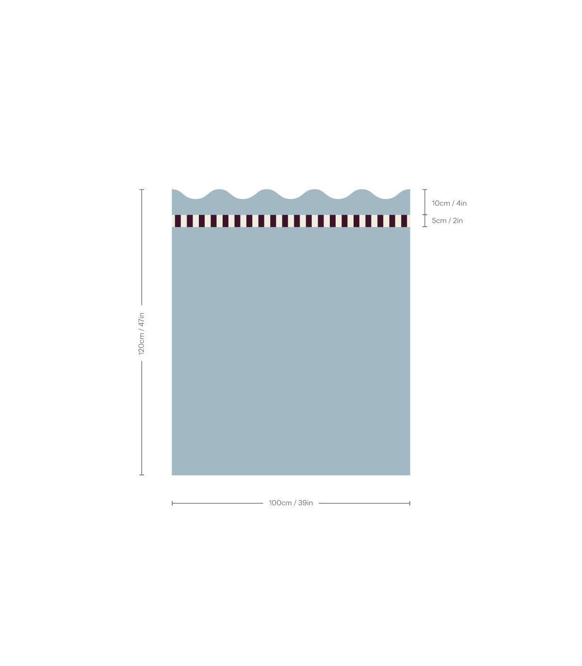 Wainscoting Wave - Wallcolors®