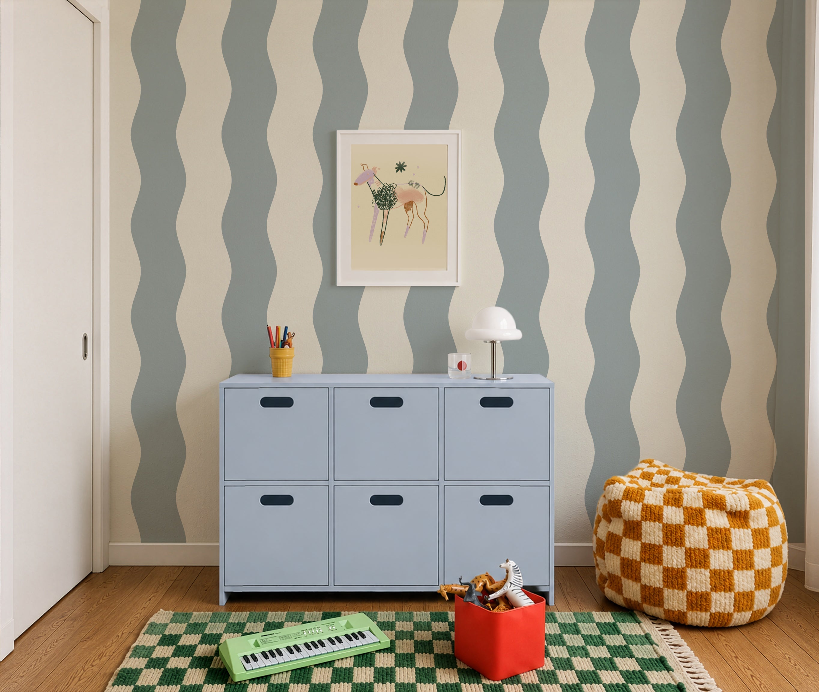Tapeta Wave Stripe Mount Saint Anne