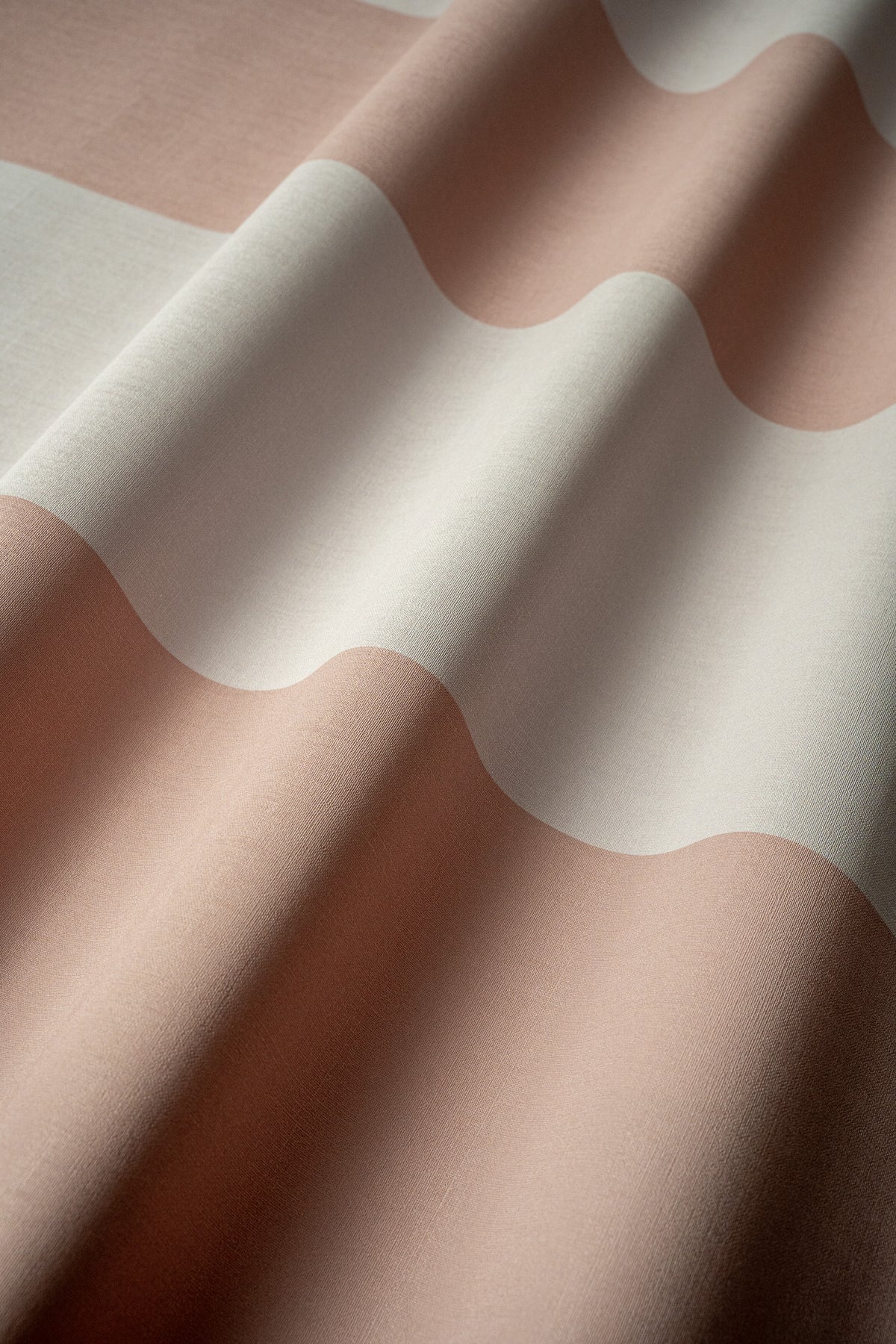 Tapeta Wide Stripe Play Soft Peach