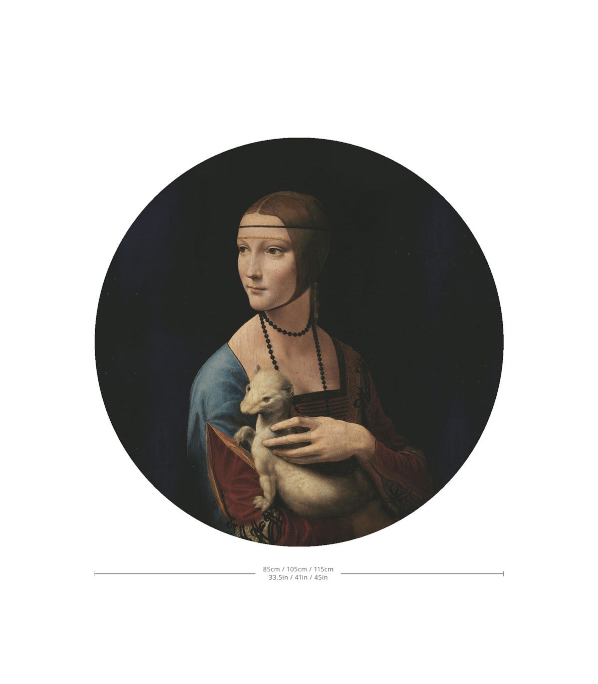 Dots Lady with an Ermine