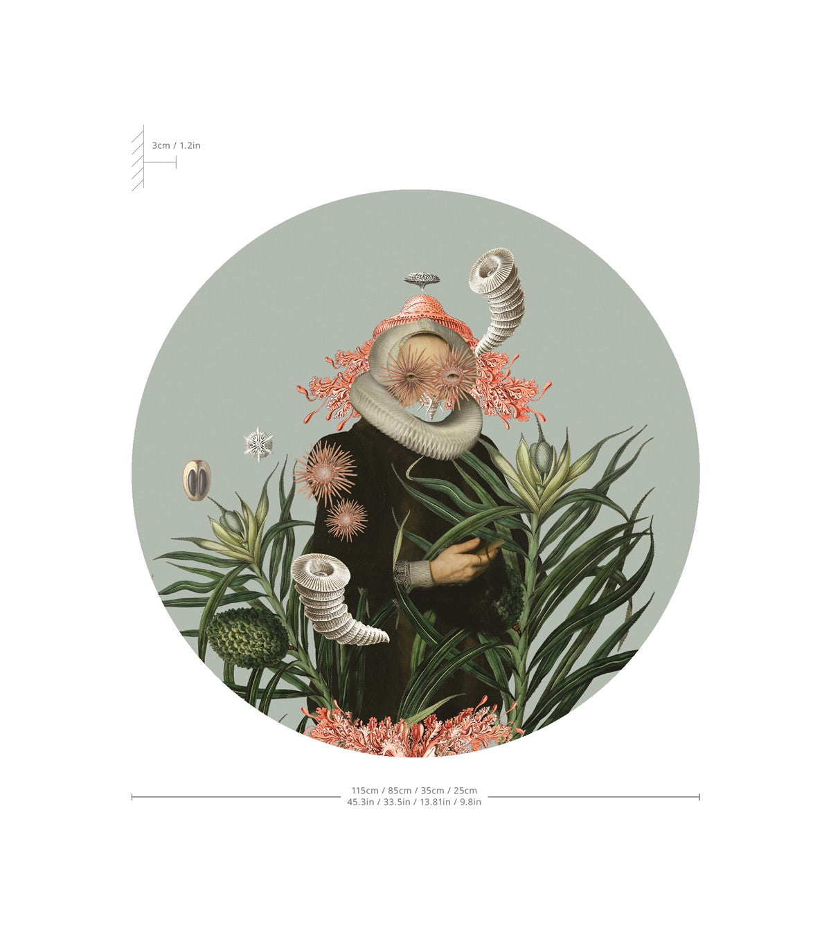 Dots Lighting Lady Medusa Blue