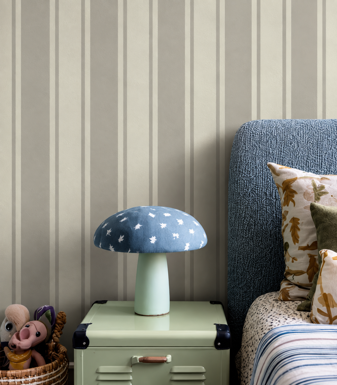 Tapeta Gentle Stripe Warm Stone
