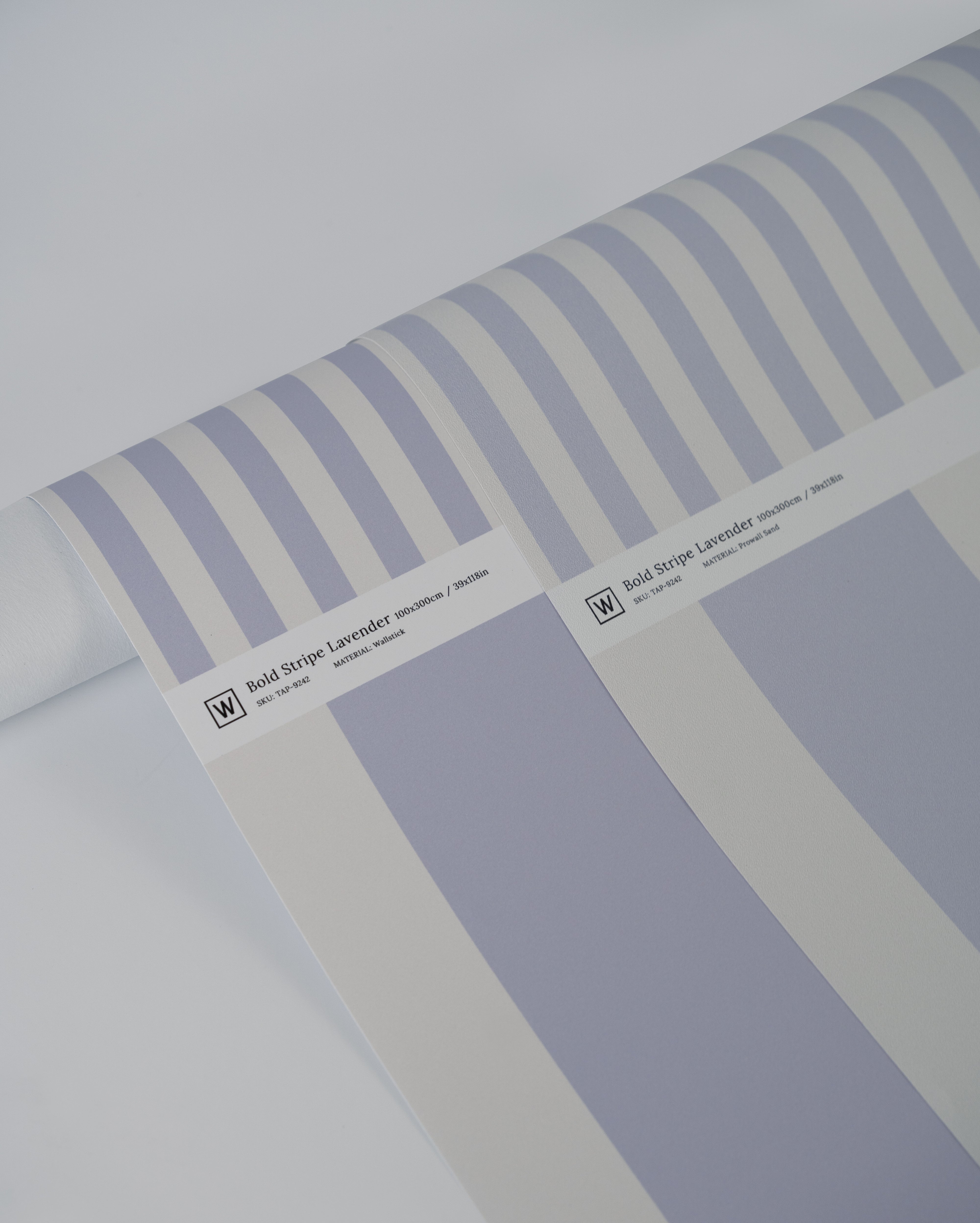Tapeta Bold Stripe Lavender