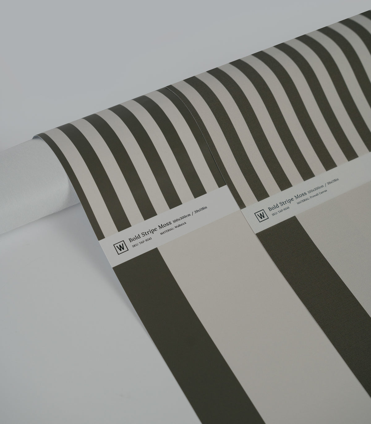 Tapeta Bold Stripe Moss