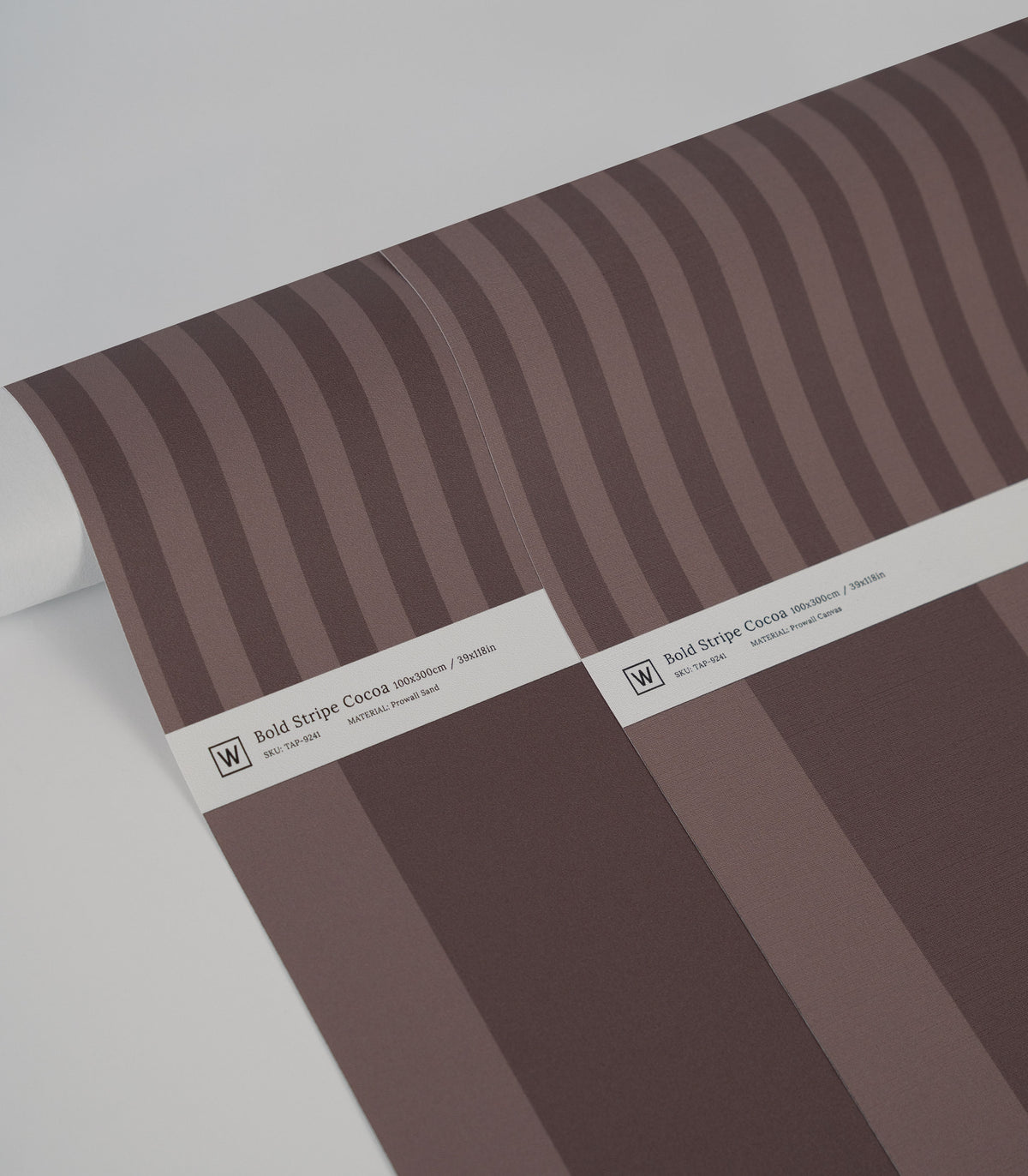 Tapeta Bold Stripe Cocoa
