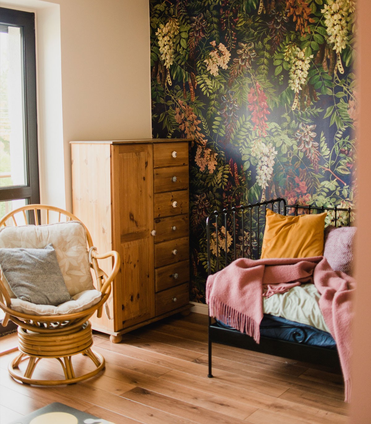 Tapeta Acacia Dark Blue