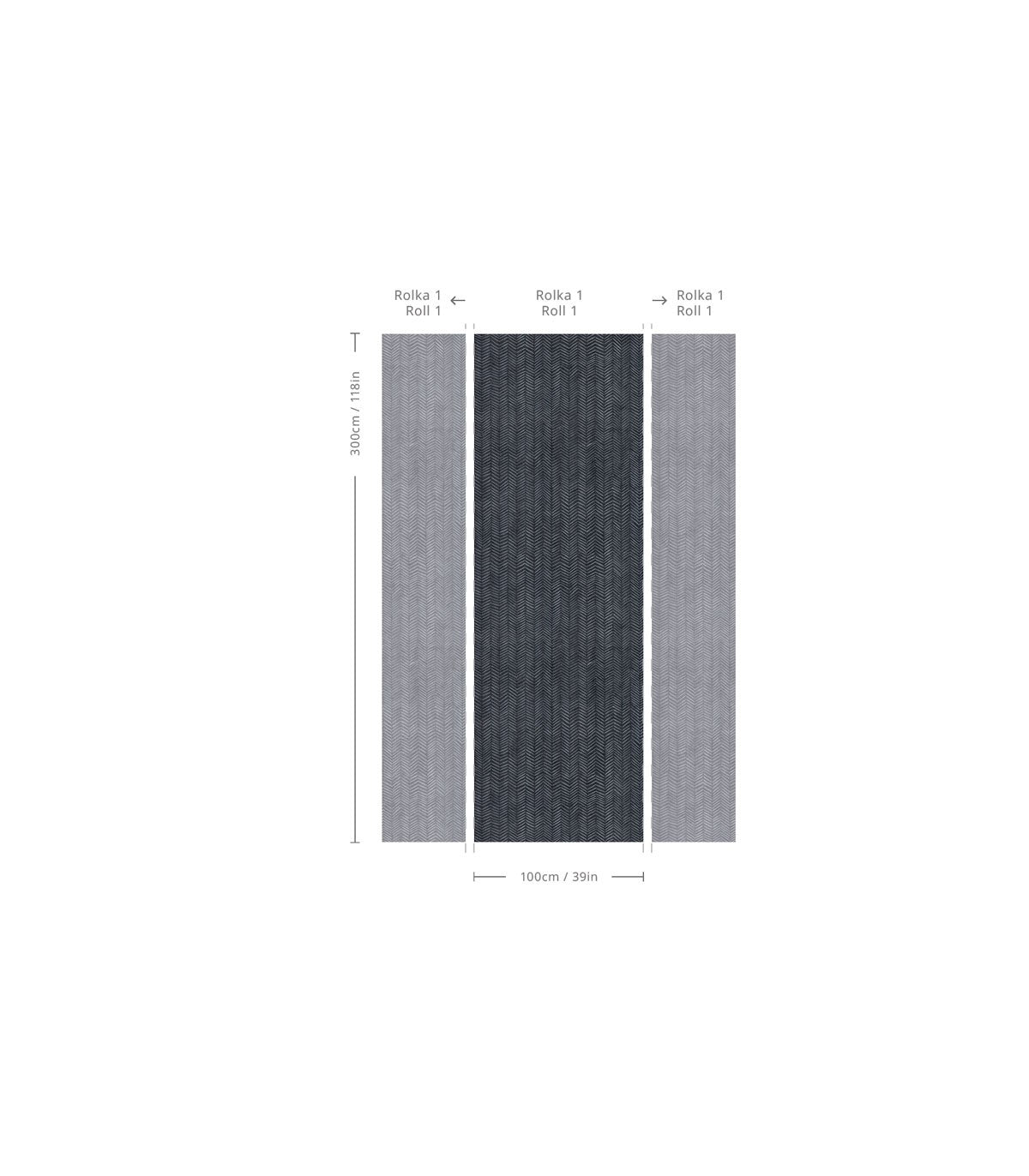 Tapeta Herringbone Blue