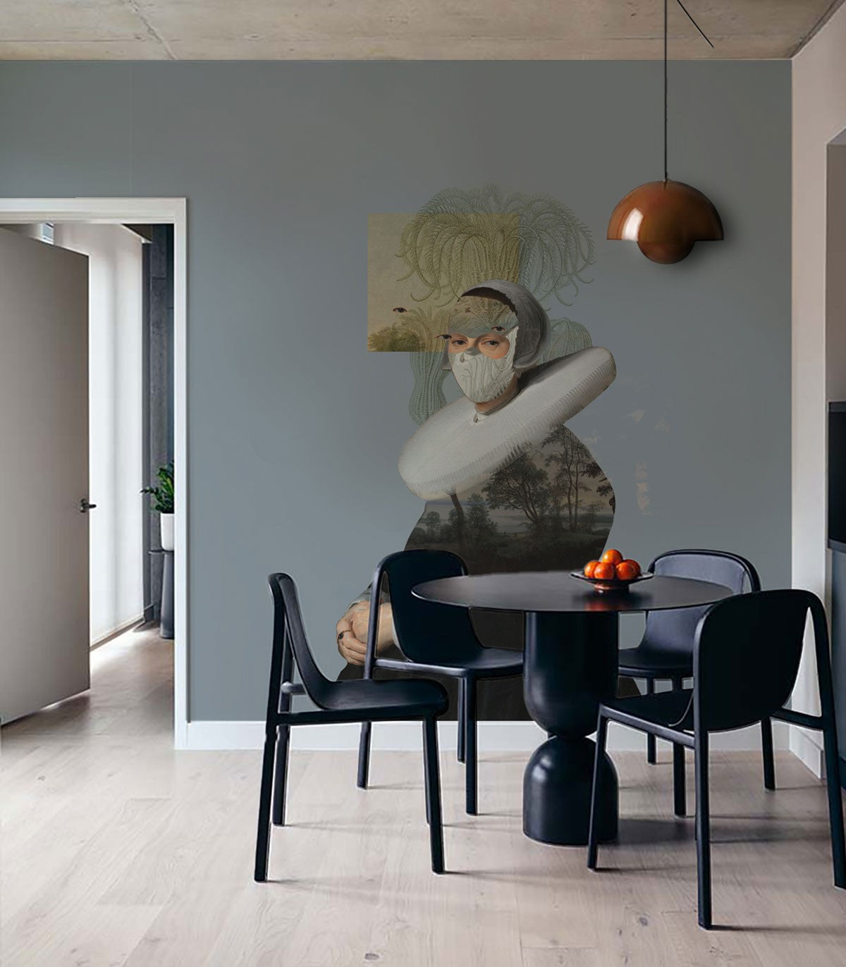 Tapeta Landscape Muse Blue