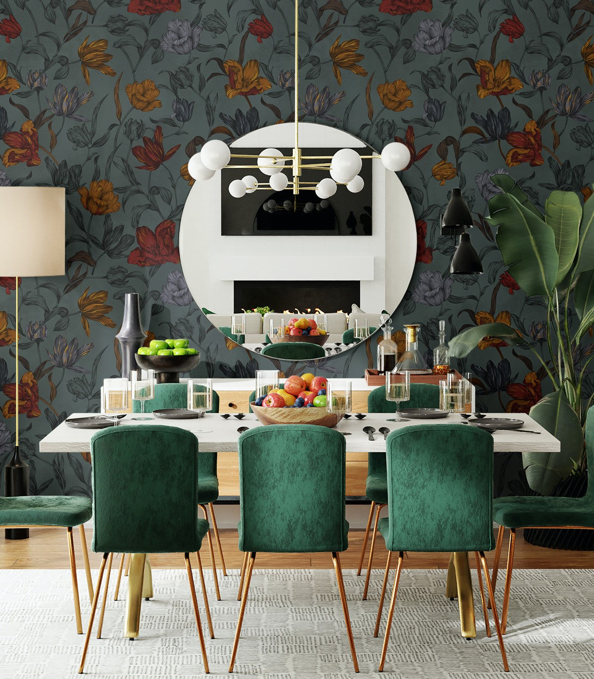 Tapeta Orange flowers