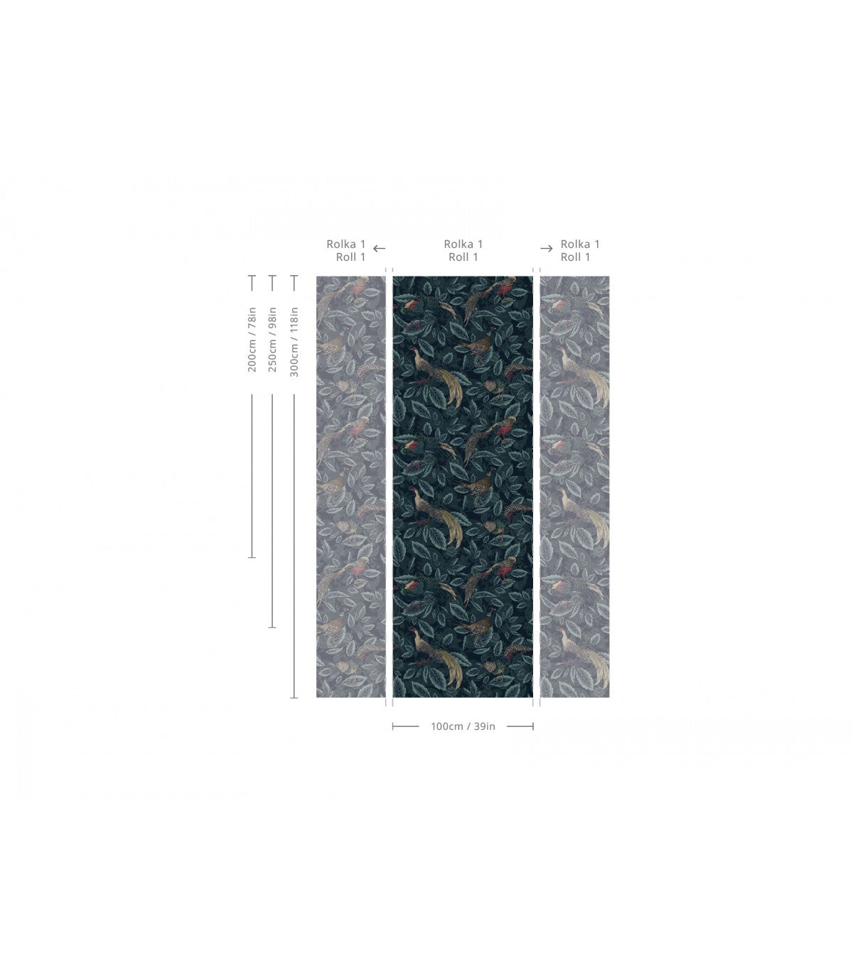 Tapeta Painted Pheasants