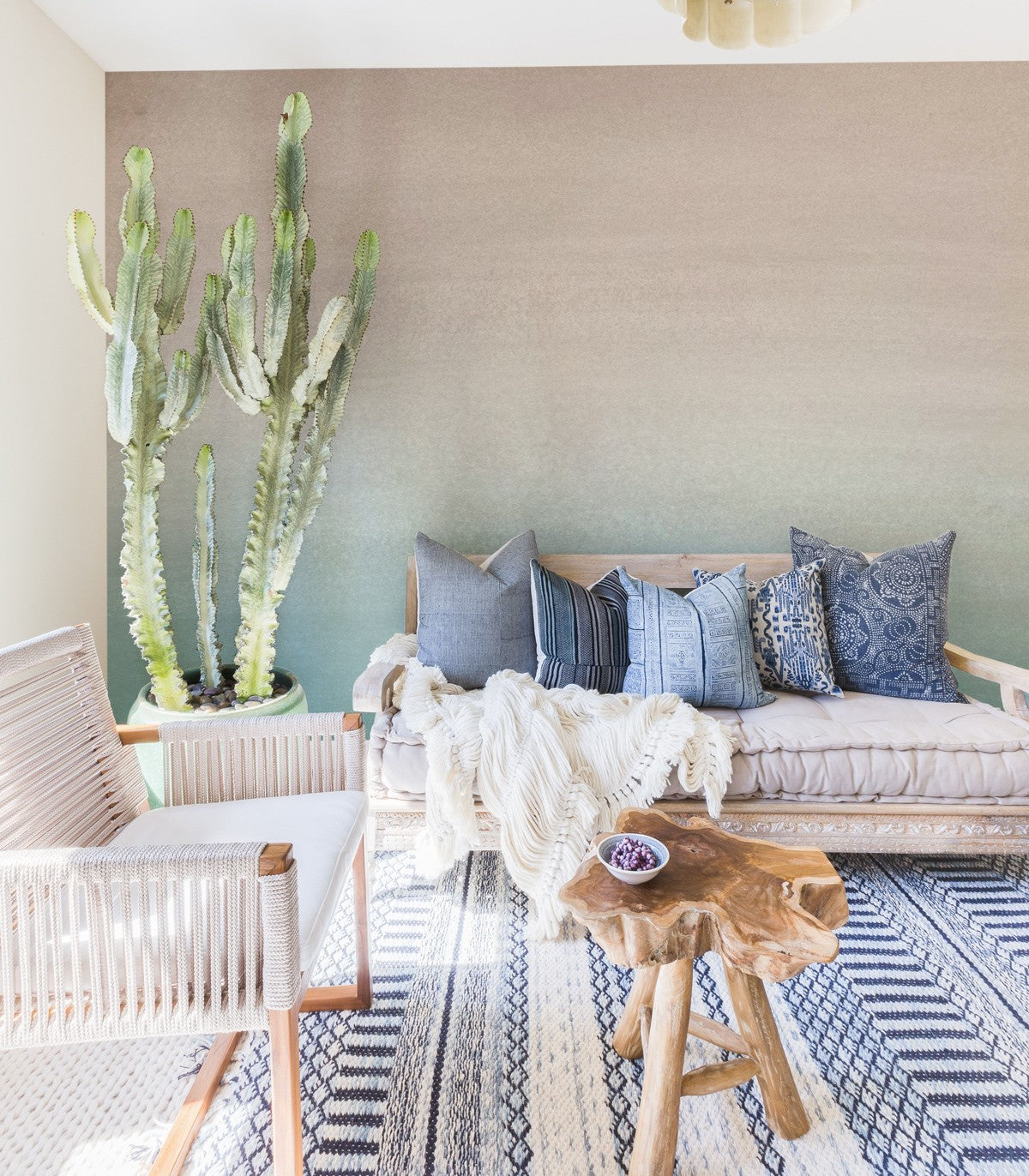 Tapeta Turquoise Fogg