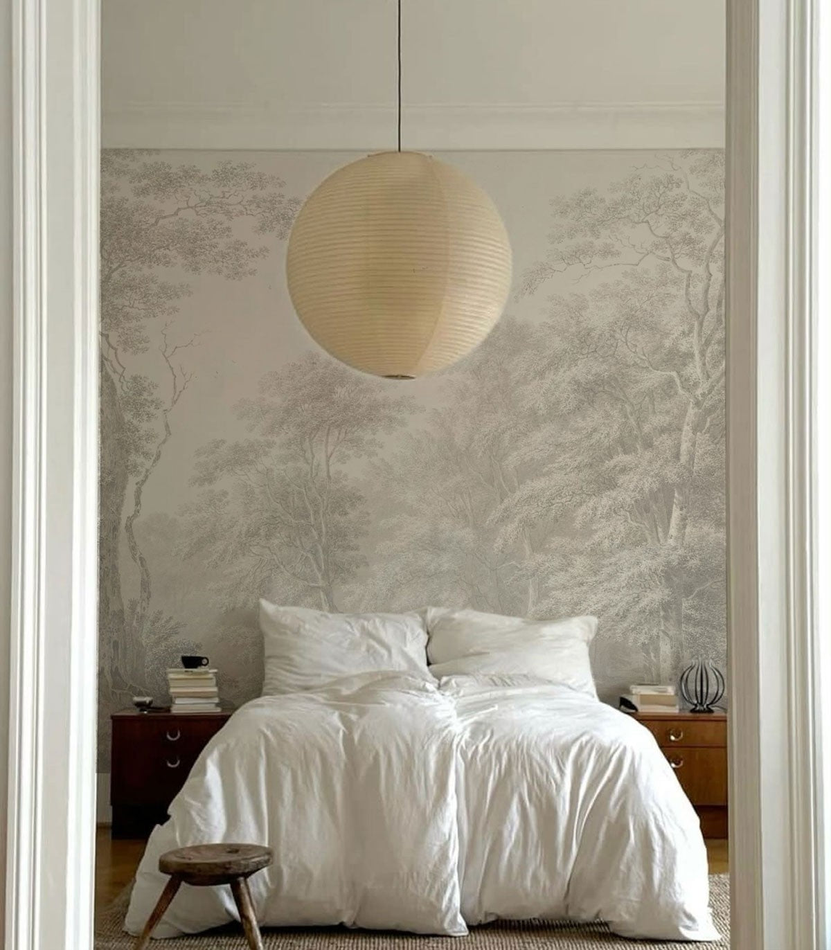 Tapeta Watercolor Grove Beige